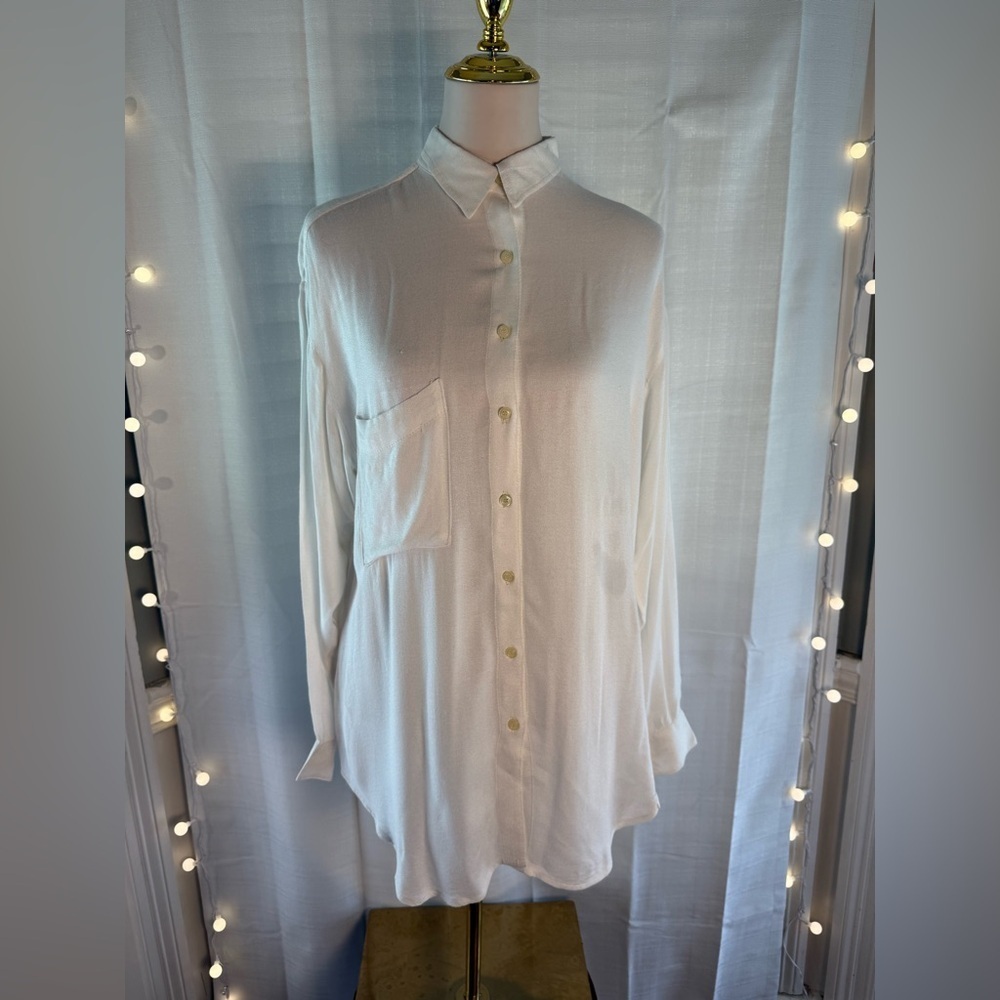 Koch Elegant White Button Down Shirt - Picture 2 of 5